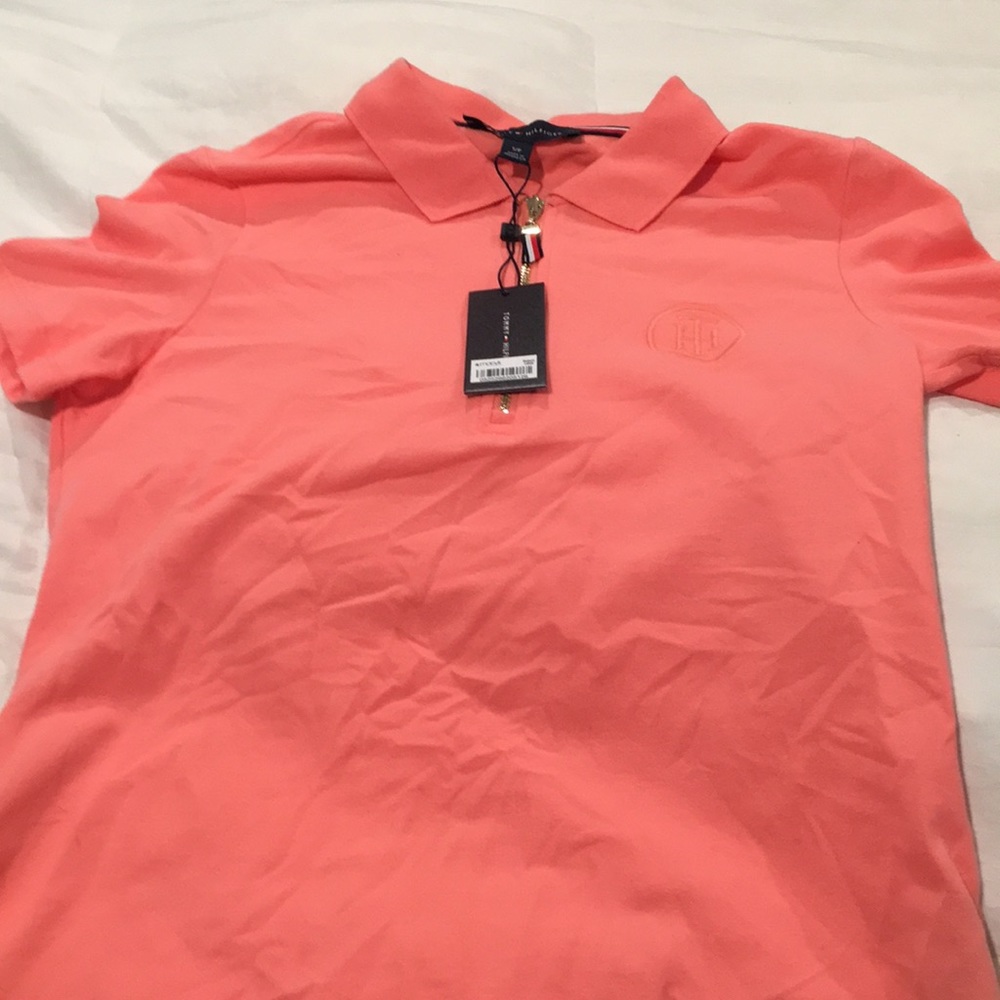 Tommy Hilfiger salmon shirt